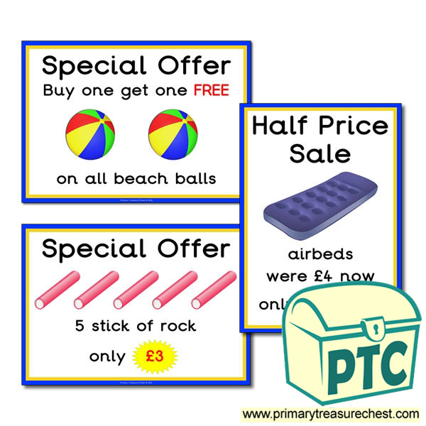 Seaside Shop Special Offers (21p-£99)