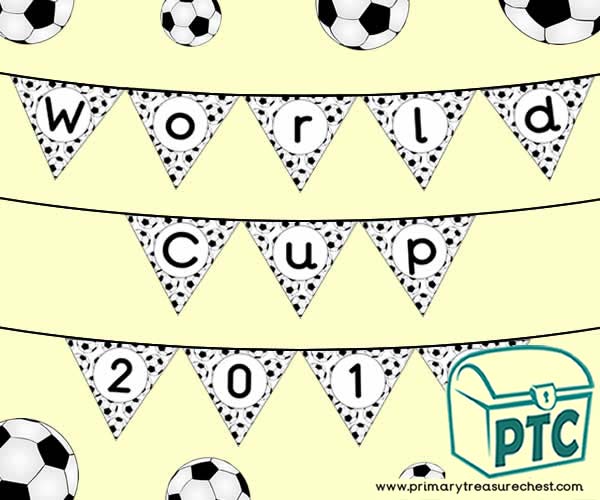 Football Wolrd Cup 2018 Bunting