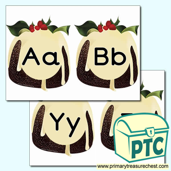 Christmas Pudding Alphabet