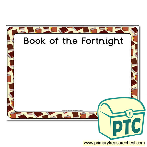 Book of the Fortnight Poster