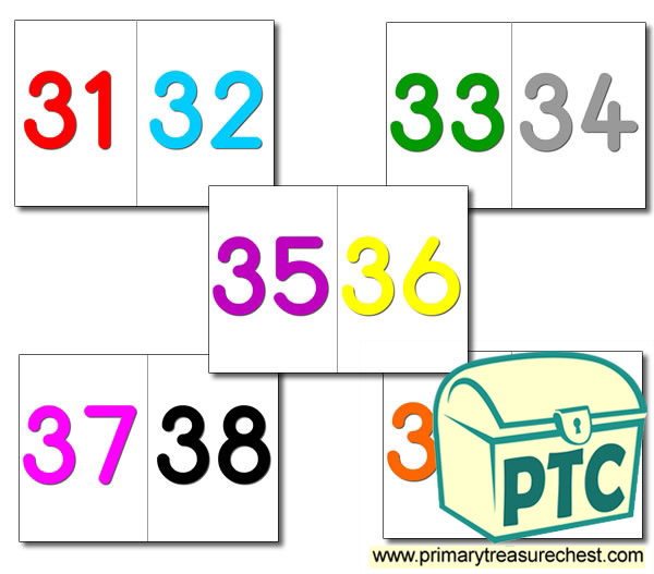 coloured-number-line-31-40-primary-treasure-chest