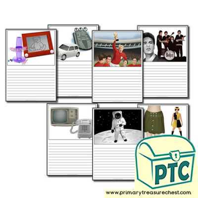 1960s Sport, Music, Games, Fashion, Technology and Space worksheets