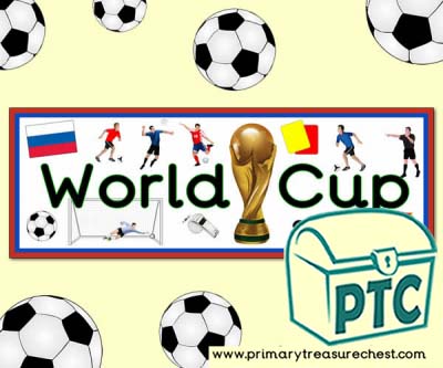 Football World Cup 2018 Display Heading/ Classroom Banner