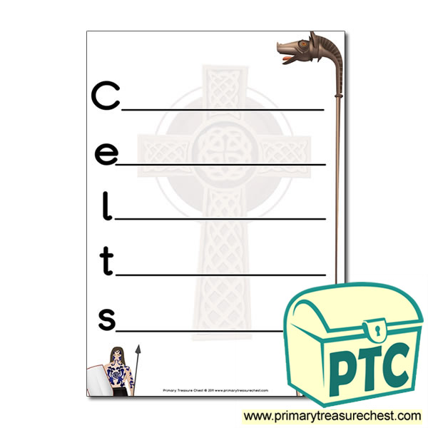 Celts Acrostic Poem Worksheet
