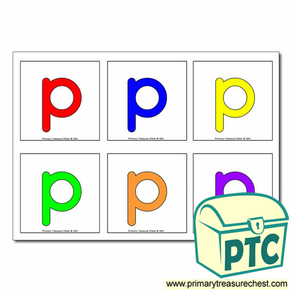 Letter 'p' Hunt / Matching Cards