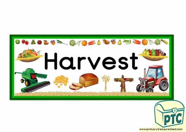 'Harvest' Display Heading/ Classroom Banner