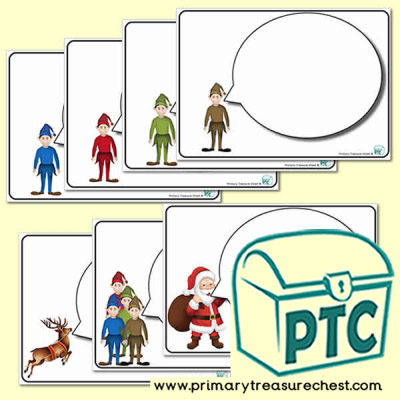 Christmas Speech Bubble Worksheets