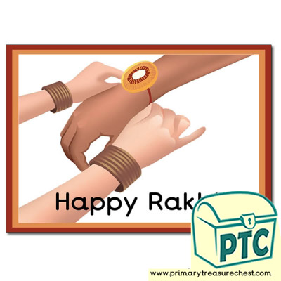 'Happy Rakhi' Poster