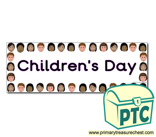 'Children's Day' Display Heading/ Classroom Banner