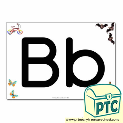 'Bb' Letters Poster With Images - Letters And Sounds - Phonics - Early ...