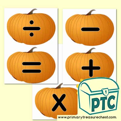 Pineapple Number Line Maths Symbols