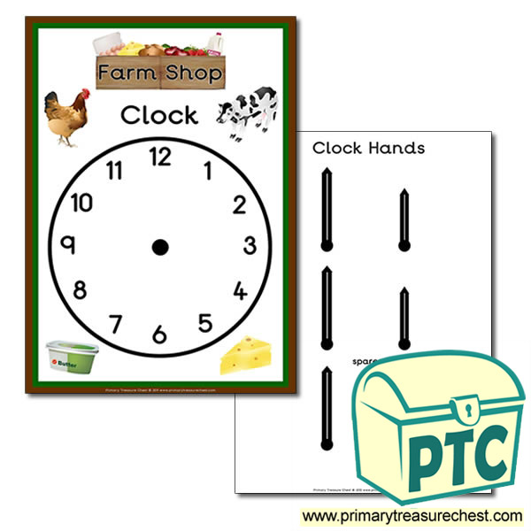 Farm Shop Role Play Clock