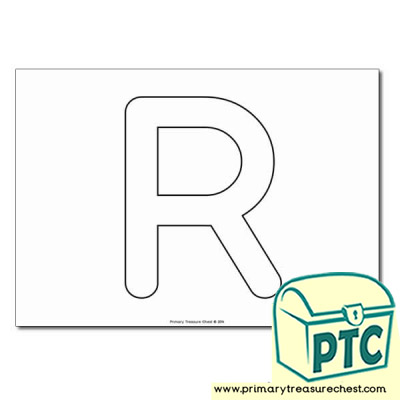 Bubble Letter 'R' Formation Activity - Letters and Sounds 