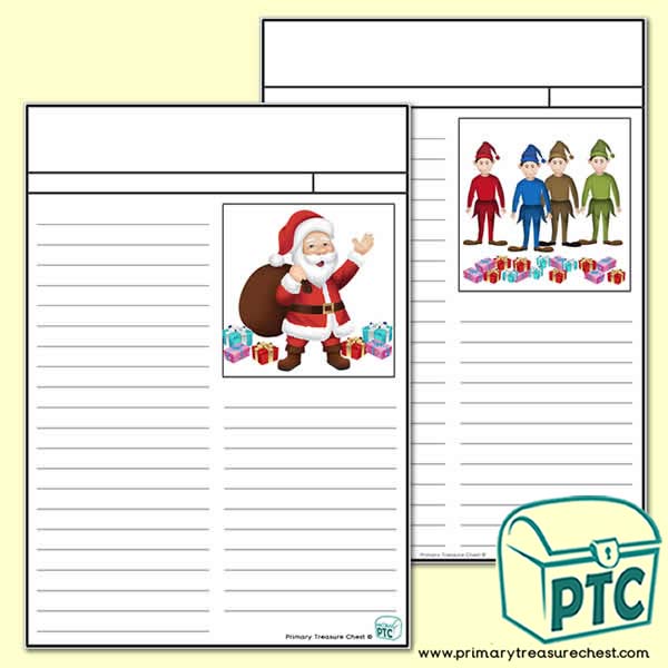 Christmas Writing Activity Newspaper Worksheet