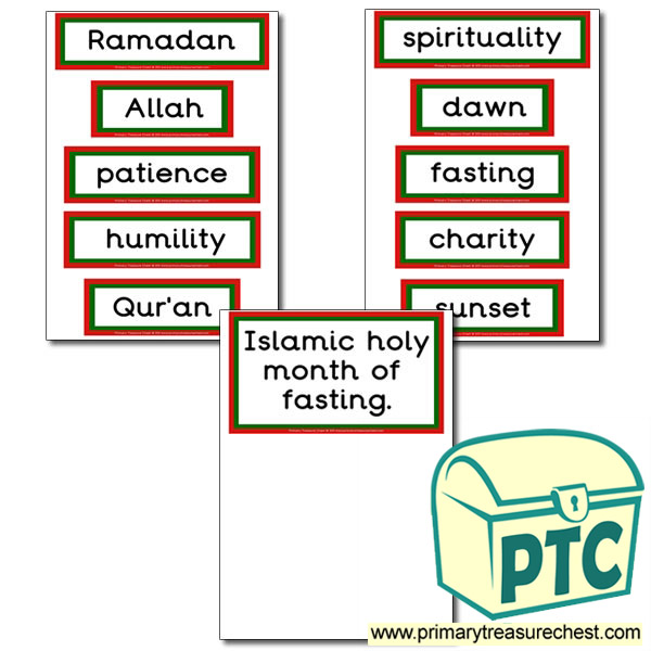 Ramadan Display Words