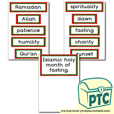 Ramadan Display Words