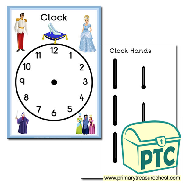 Cinderella Themed Clock