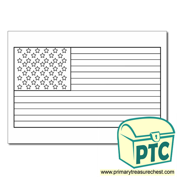 Download American Flag Coloring sheet - Classroom Printables for ...