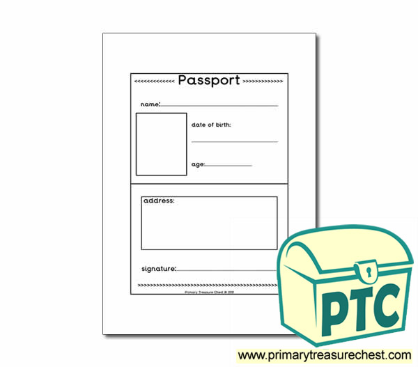 Travel Agents Passport Worksheet