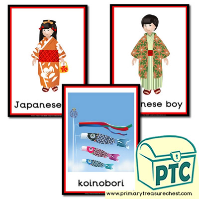 Japanese Children's Day Themed Posters