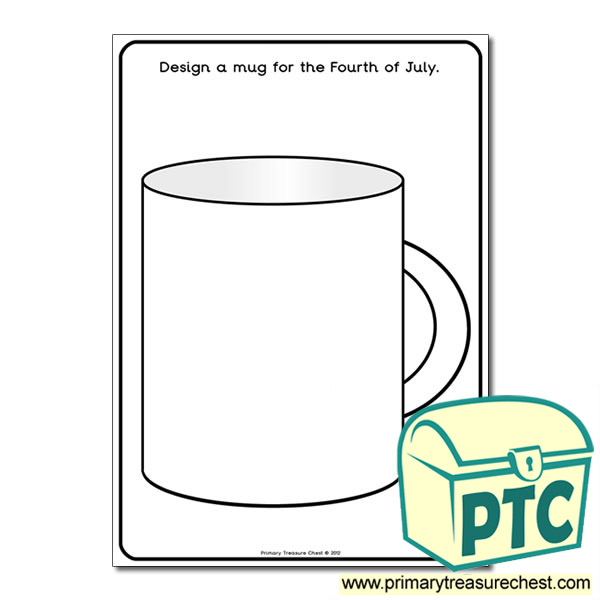 Independence Day Mug Worksheet