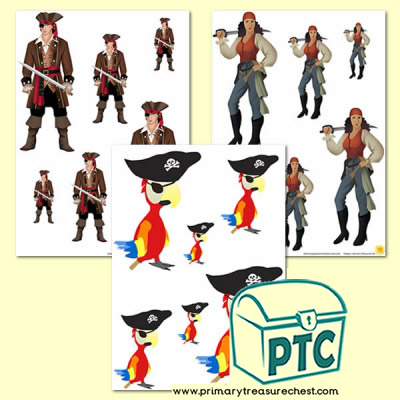 Pirate Sorting Activity