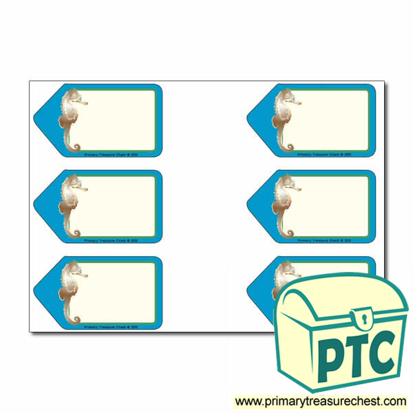 Aquarium Role Play Tags/ Labels