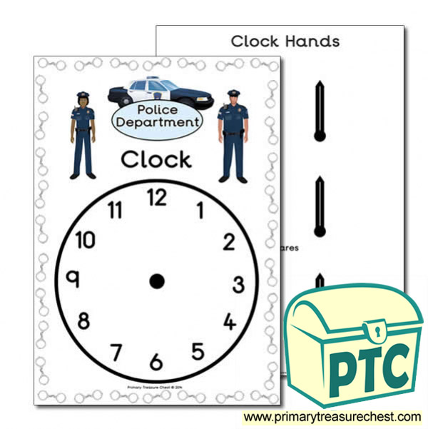 Police Department Role Play Clock
