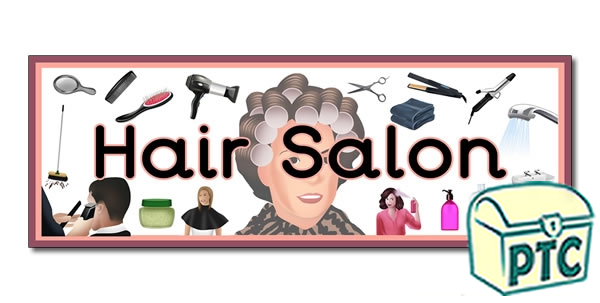  'Hair Salon' Display Heading/ Classroom Banner