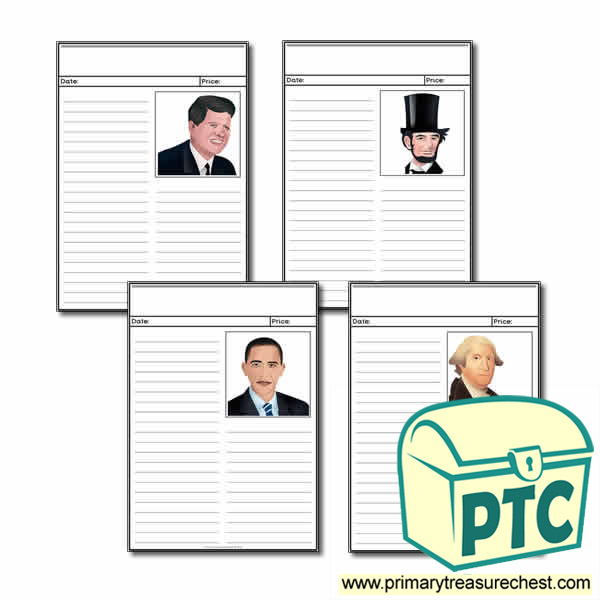 Presidents' Day Newspaper Worksheet