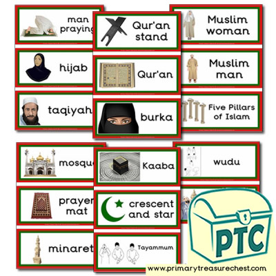 Islam Themed Flashcards