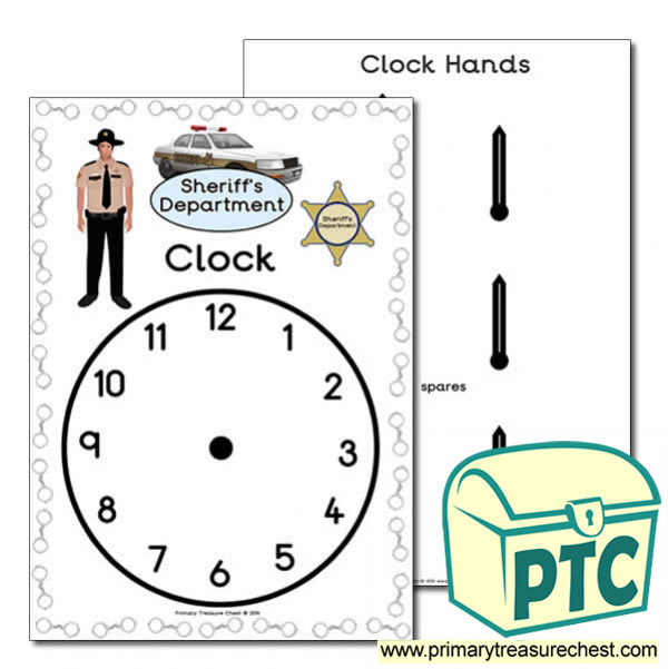 Sheriff's Department Role Play Clock