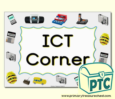 ICT Area Classroom Sign