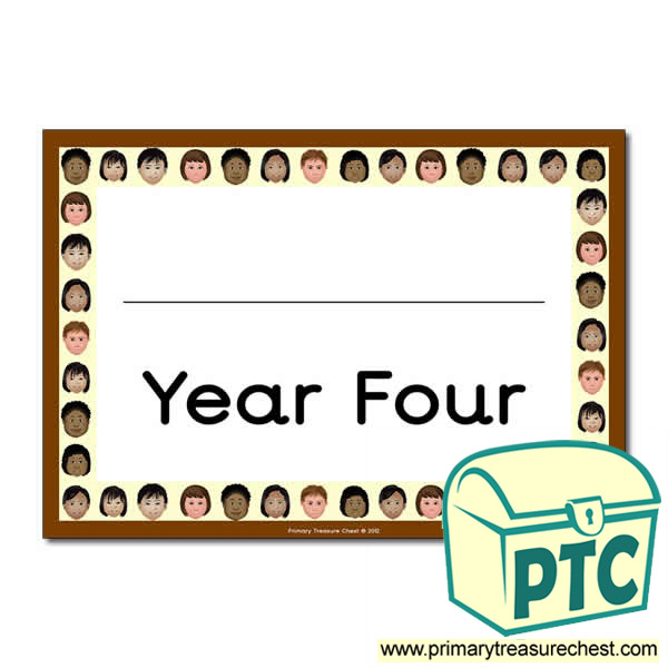 Year Four Classroom Door Sign