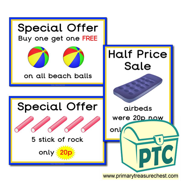 Seaside Shop Special Offers (1-20p)