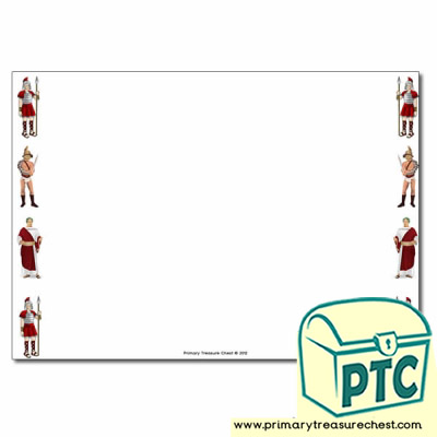 Roman Themed Page Border/ Writing Frames (no lines)