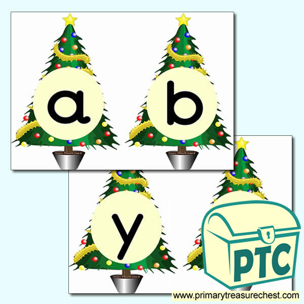 Christmas Tree Alphabet