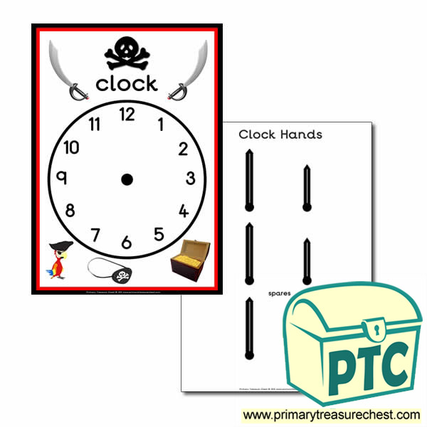 Role Play Pirate Ship Clock