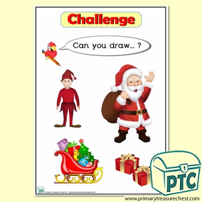 'Can you draw …?' Elf Drawing Challenge