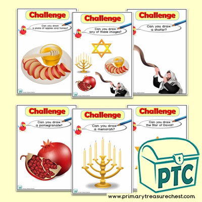 Rosh Hashanah Themed ICT Challenge Cards