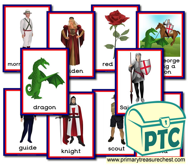 Saint George's Day Themed Posters