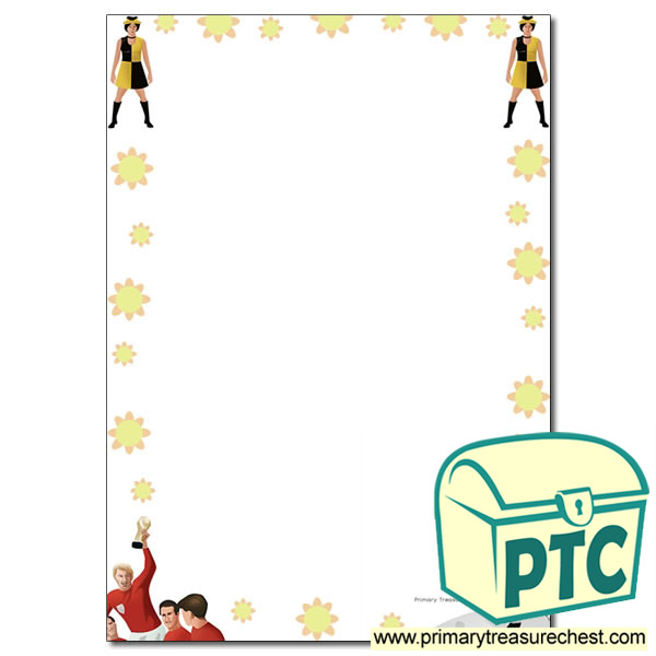 1960s Themed Page Border/Writing Frame (no lines ...