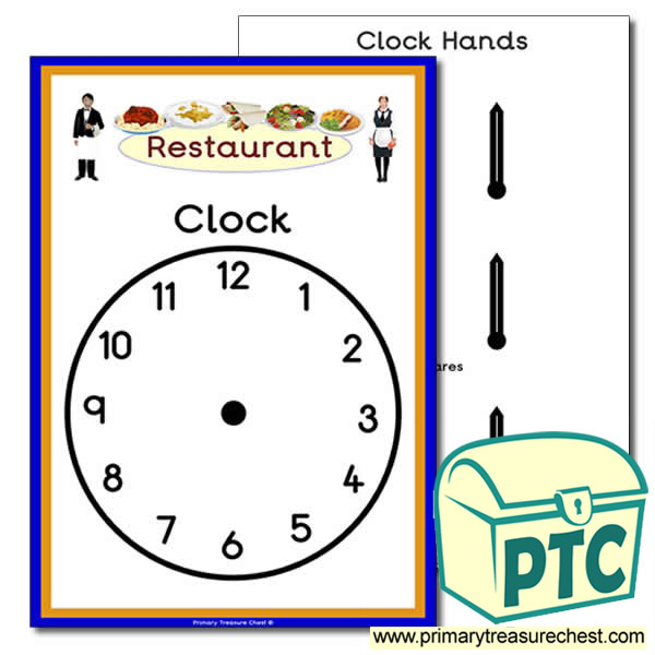 Restaurant Role Play Clock