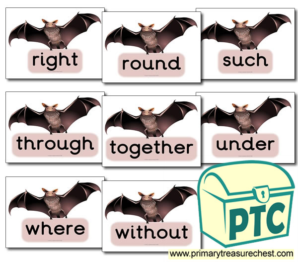Bat Themed Year 4 MF Words- (group 9)