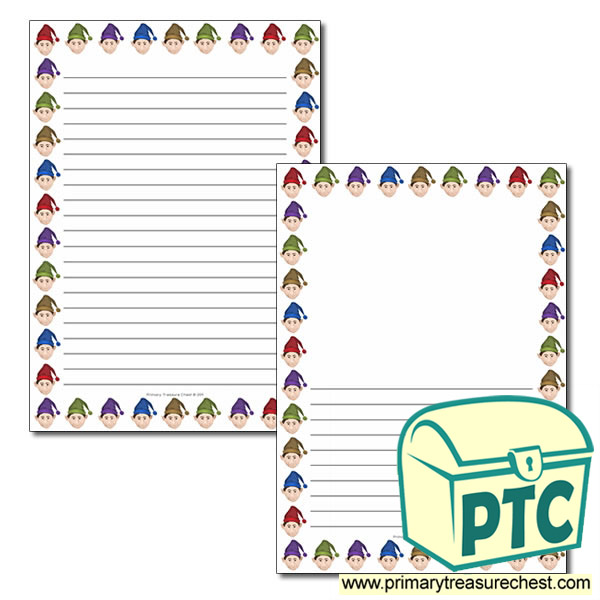 A4 Sheets - Narrow Lined- The Elves and The Shoemaker