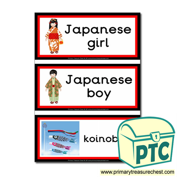 Japanese Children's Day Themed Flashcards