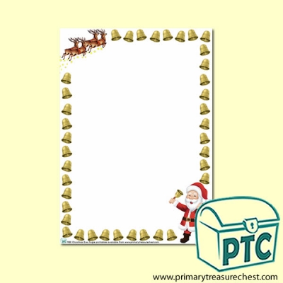 Christmas Eve Jingle Page Border/Writing Frame (no lines) - Primary ...