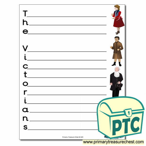 'The Victorians' Themed Acrostic Poem Sheet