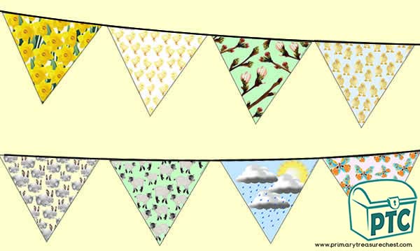 Spring Themed Bunting