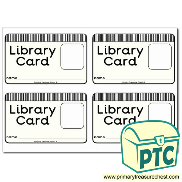 Role Play Library Card